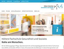 Tablet Screenshot of hfgs.ch
